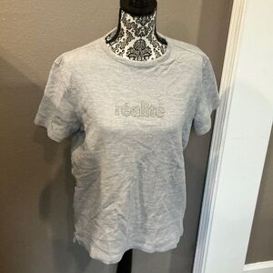 H&M Gray Short Sleeve Tee Size Medium